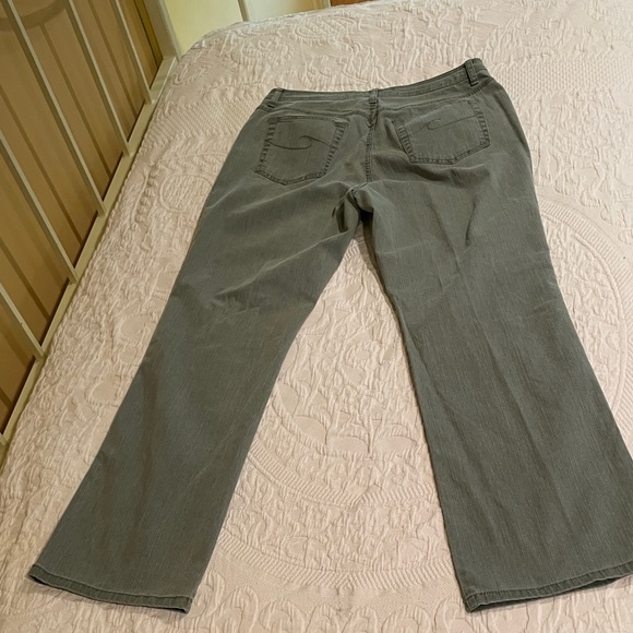 Chico Denim pants in light green. Chico Size 2 =Size 12 - Picture 4 of 7